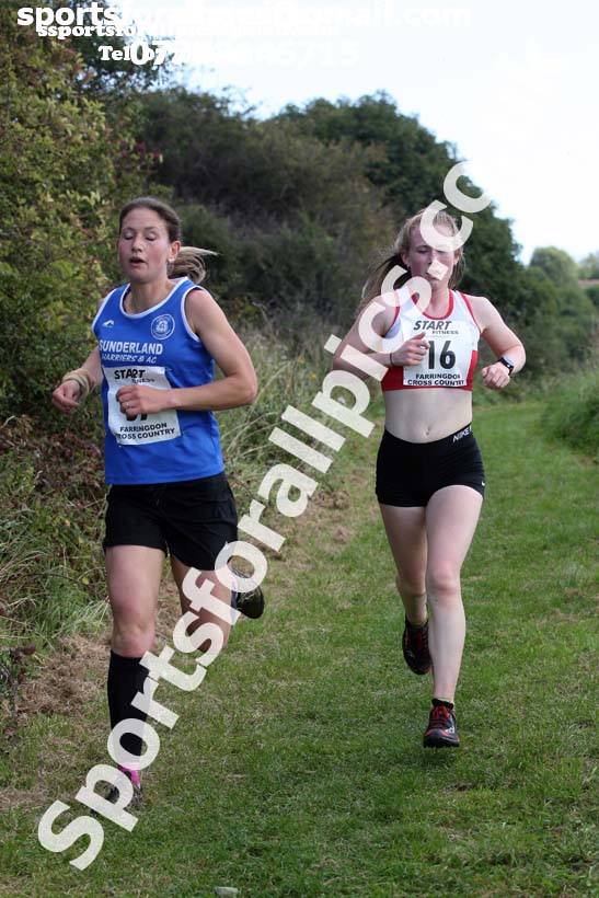 Senior womens relay, Sunderland Harriers Cross Country, Farrington, Sunderland. Photo: David T. Hewitson/Sports for All Pics